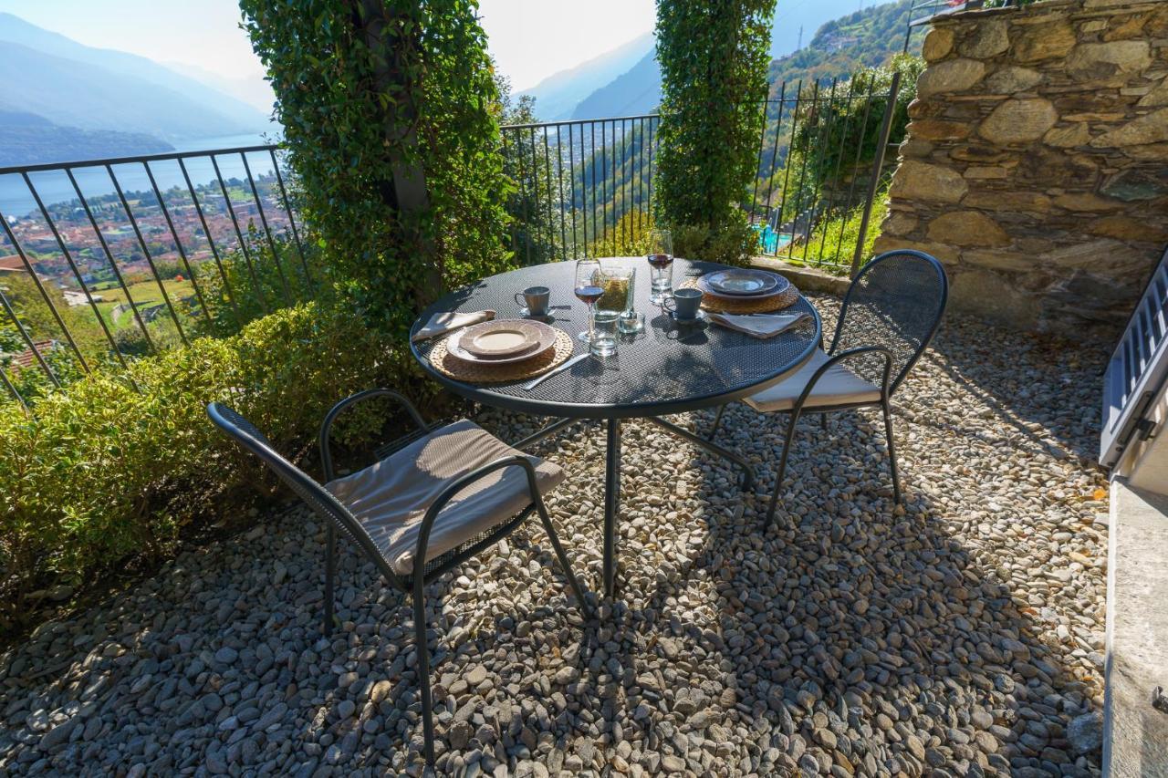 Casa Di Campagna Tony Con Piscina E Vista Lago Граведона Екстер'єр фото